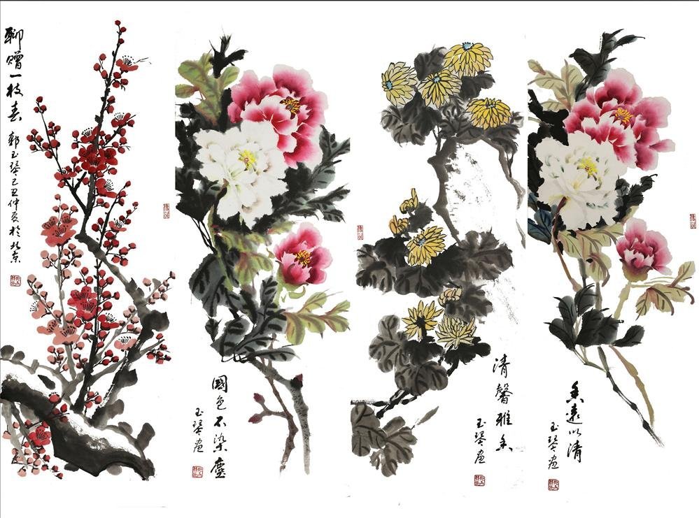 Chinese Flower Drawing at GetDrawings | Free download