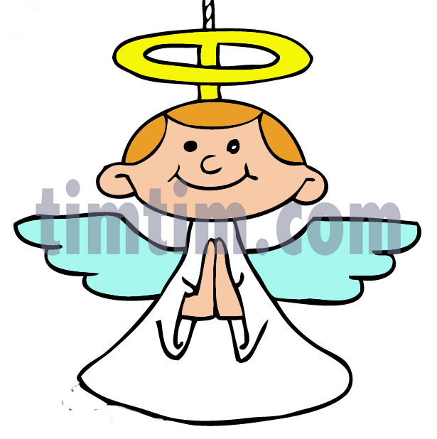 Christmas Angel Drawing at GetDrawings | Free download