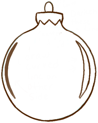Christmas Balls Drawing at GetDrawings | Free download