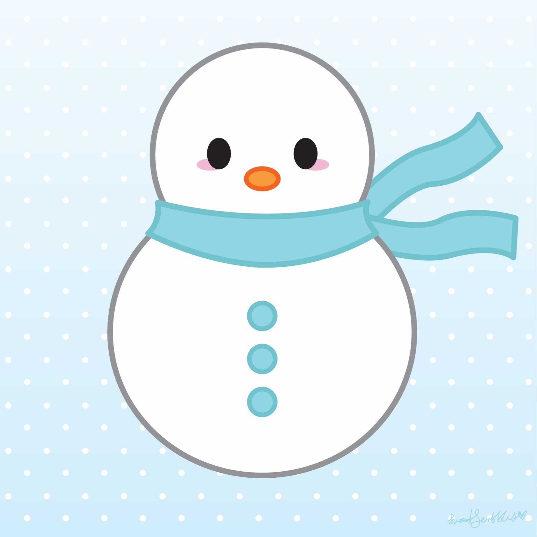 Christmas Snowman Drawing at GetDrawings Free download