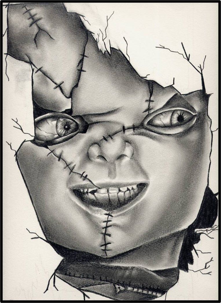 Chucky Doll Drawing at GetDrawings | Free download