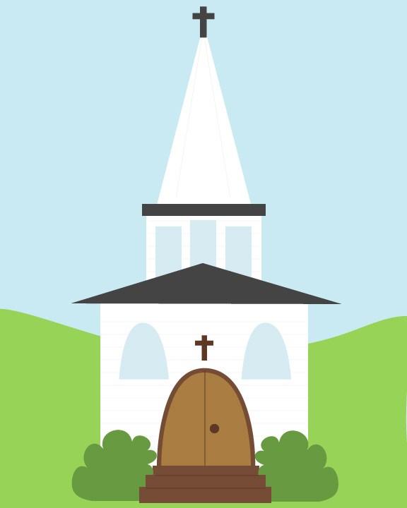 Church Drawing Easy With Color Land to FPR