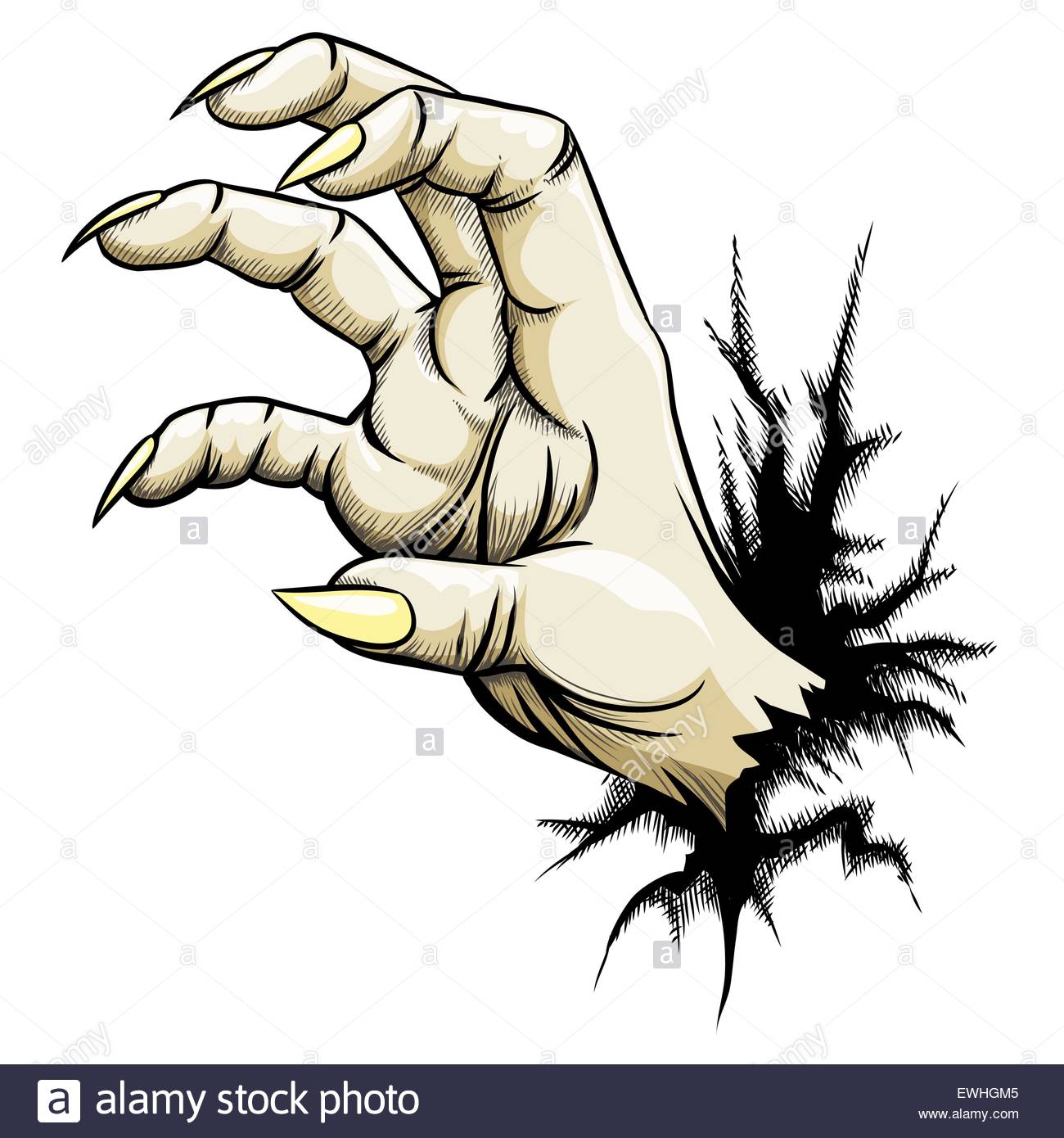 Claw Hand Drawing at GetDrawings Free download