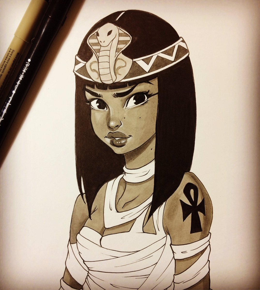 Cleopatra Drawing At Getdrawings Free Download