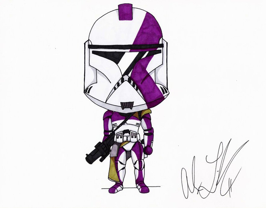 Clone Trooper Drawing at GetDrawings | Free download