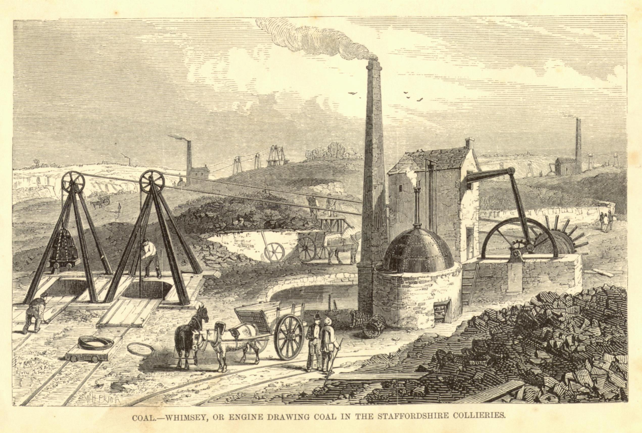 Уголь в Англии 19 век в домах