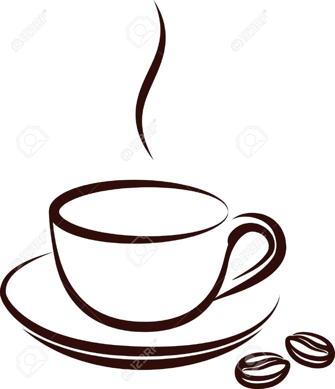 Coffee Cup Drawing Free at GetDrawings | Free download