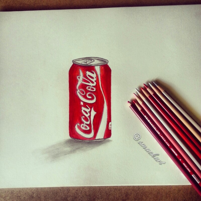 Coke Can Drawing at GetDrawings | Free download