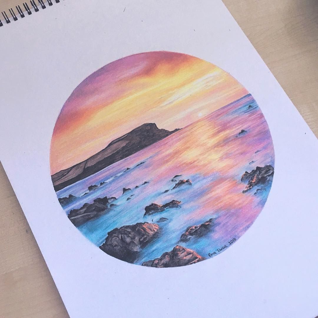 color pencil sketch drawing