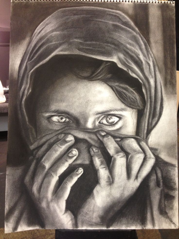 Colored Charcoal Art