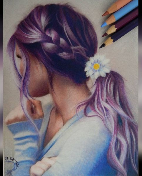 Art Color Pencil Drawing Ideas Easy - Luanetg