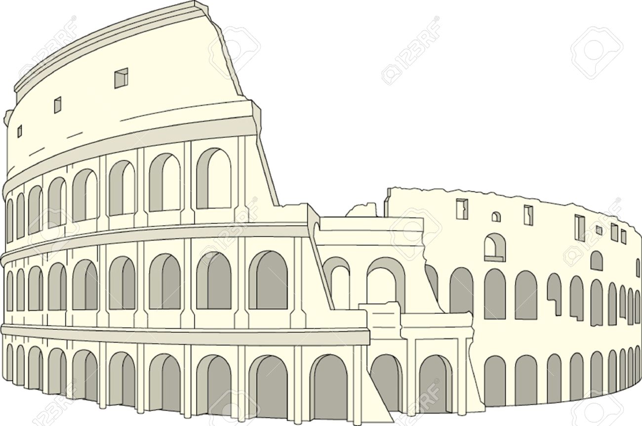 Colosseum Drawing at GetDrawings Free download