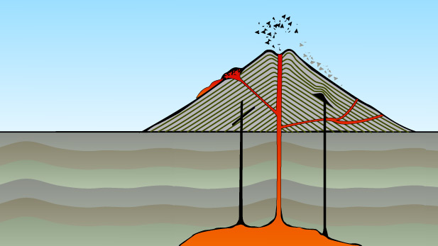 Composite Volcano Drawing At Getdrawings Free Download