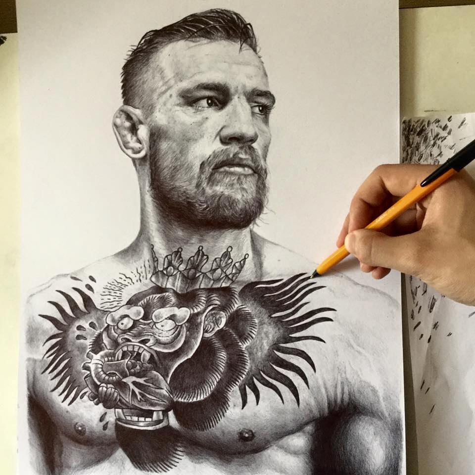 Conor Mcgregor Drawing at GetDrawings | Free download