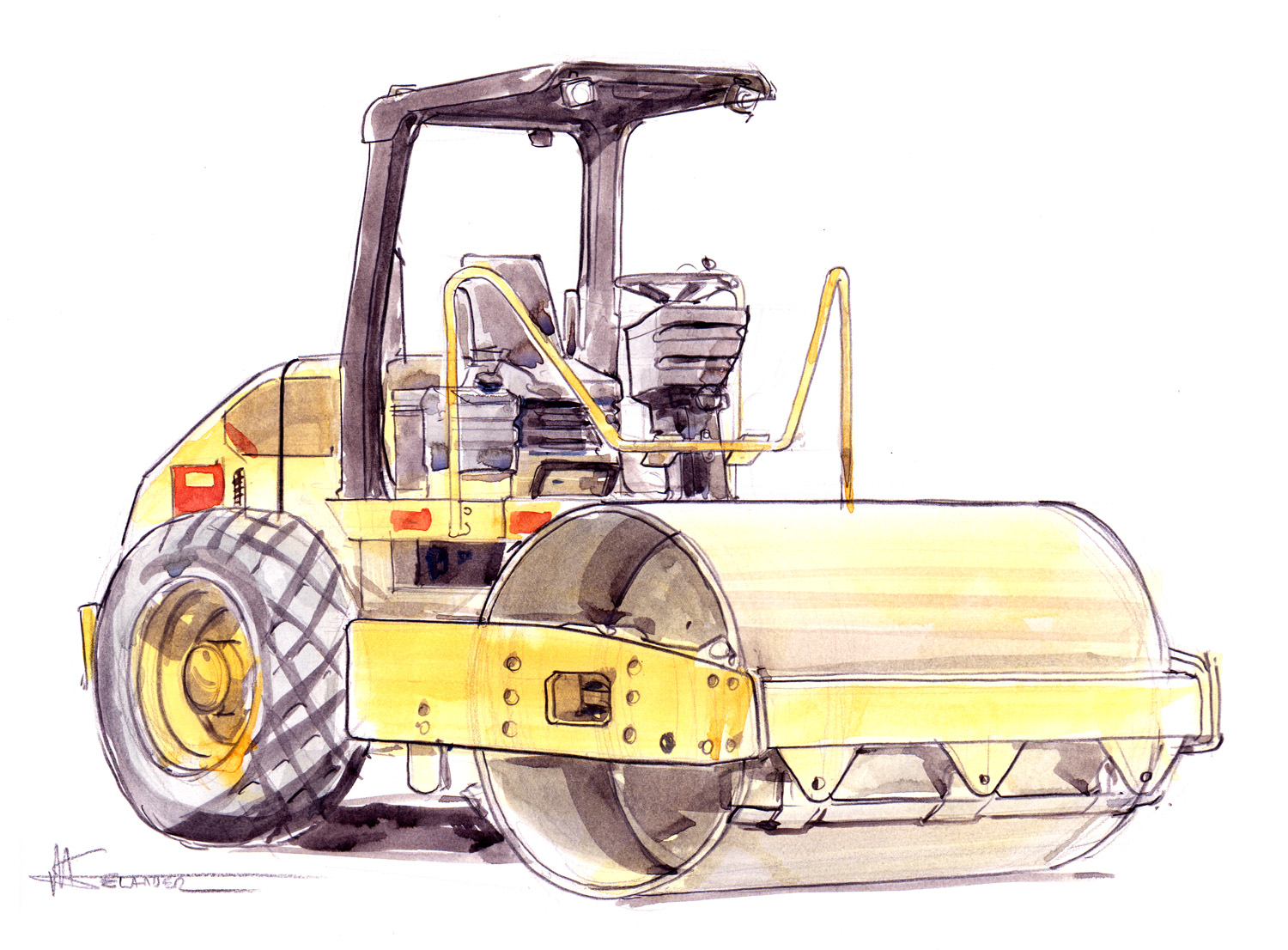 Construction Equipment Drawing at GetDrawings Free download