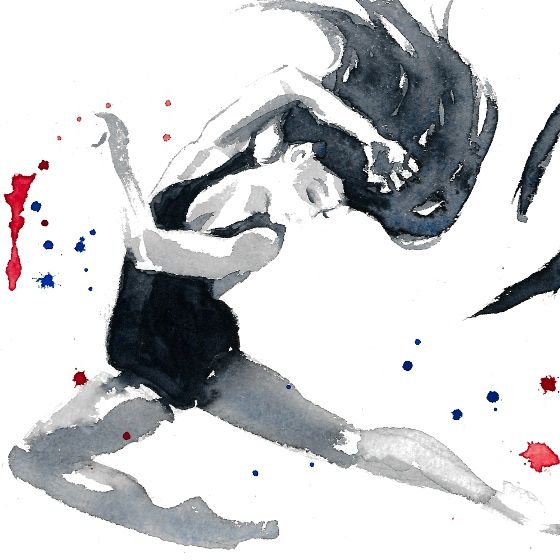 Contemporary Dance Drawing At GetDrawings | Free Download