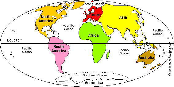 Continents Drawing At GetDrawings Free Download