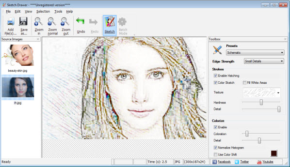 convert photo into pencil sketch free software