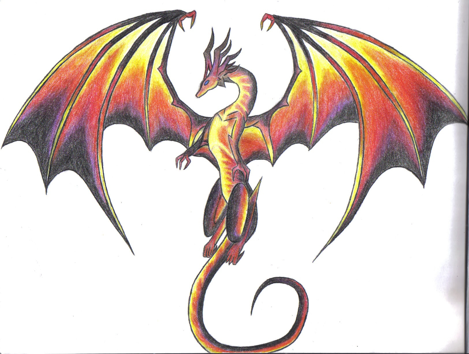 Cool Dragon Drawing at GetDrawings Free download