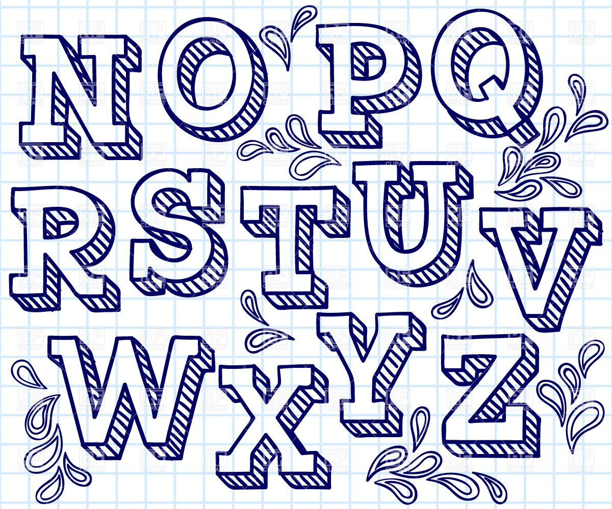 Cool Drawing Fonts At GetDrawings Free Download