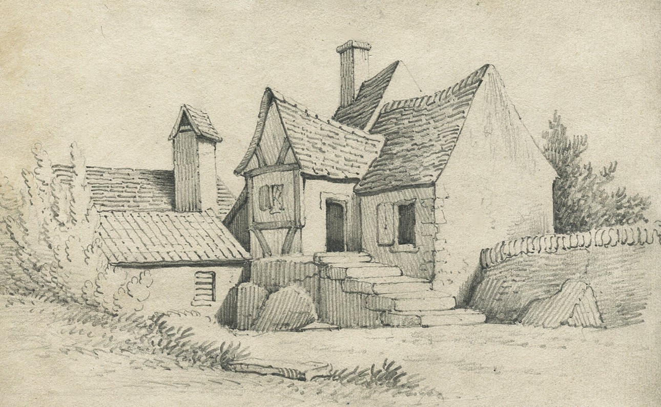 Cottage Drawing at GetDrawings | Free download