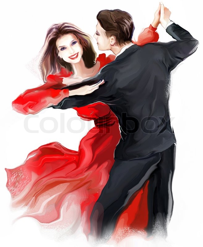 Couple Dancing Drawing at GetDrawings | Free download