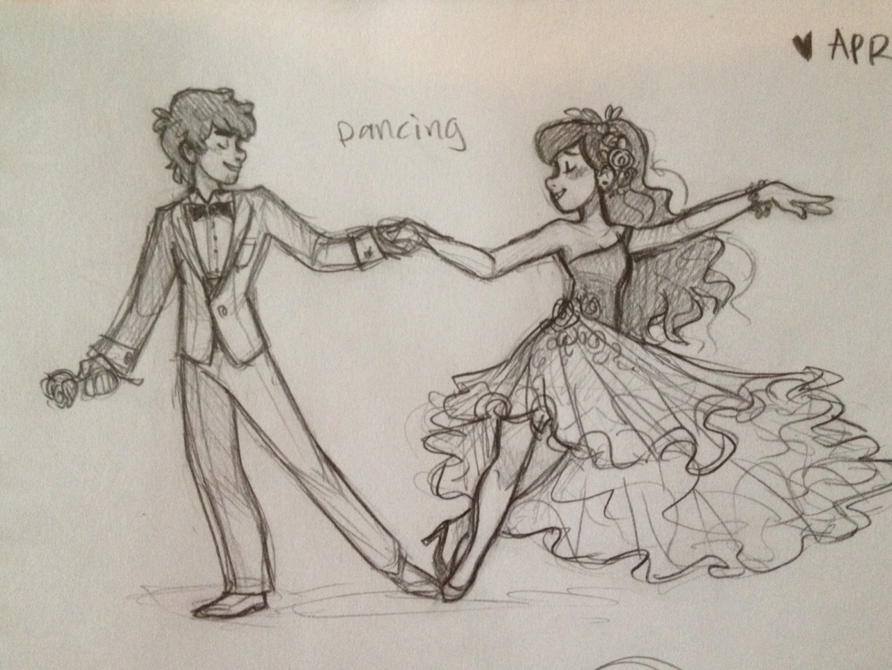 Couple Dancing Drawing at GetDrawings Free download