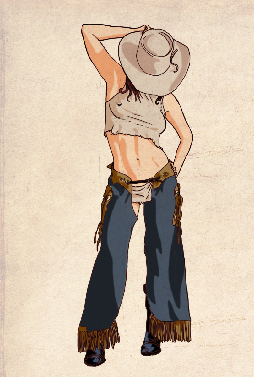 Cowgirl Hat Drawing at GetDrawings | Free download