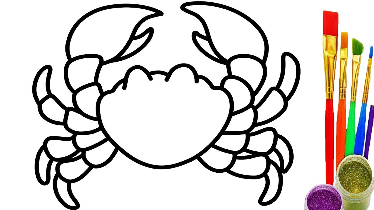 Crab Drawing For Kids at GetDrawings | Free download