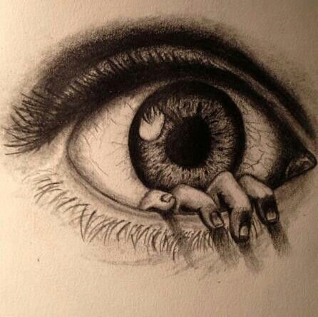 Creepy Eye Drawing at GetDrawings | Free download