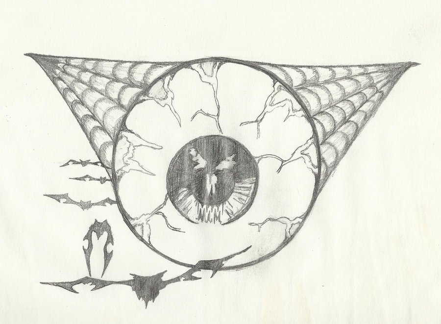 How to draw a halloween eyeball | gail's blog