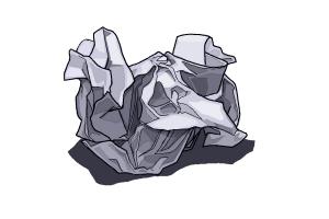 Crumpled Paper Drawing at GetDrawings | Free download