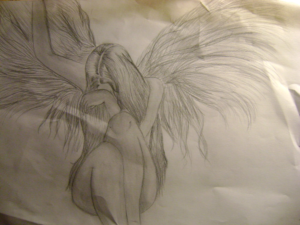 Crying Angel Drawing at GetDrawings | Free download