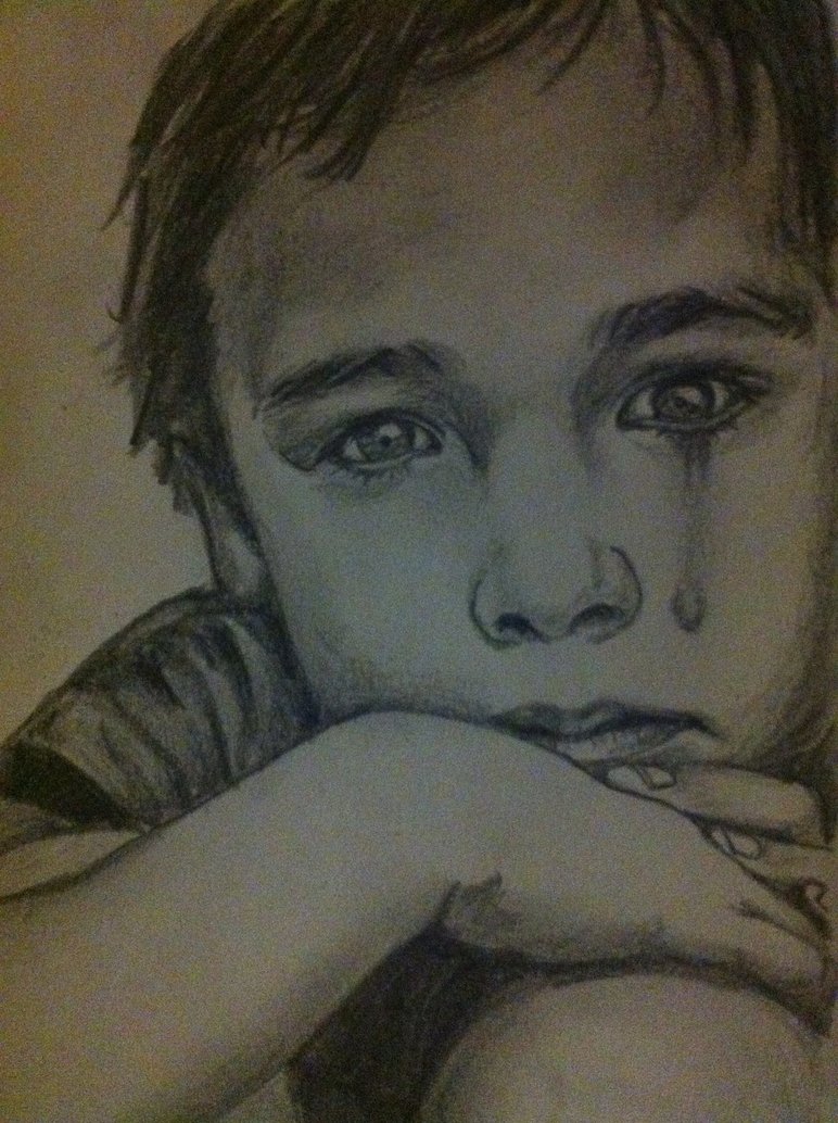 Crying Boy Drawing at GetDrawings | Free download