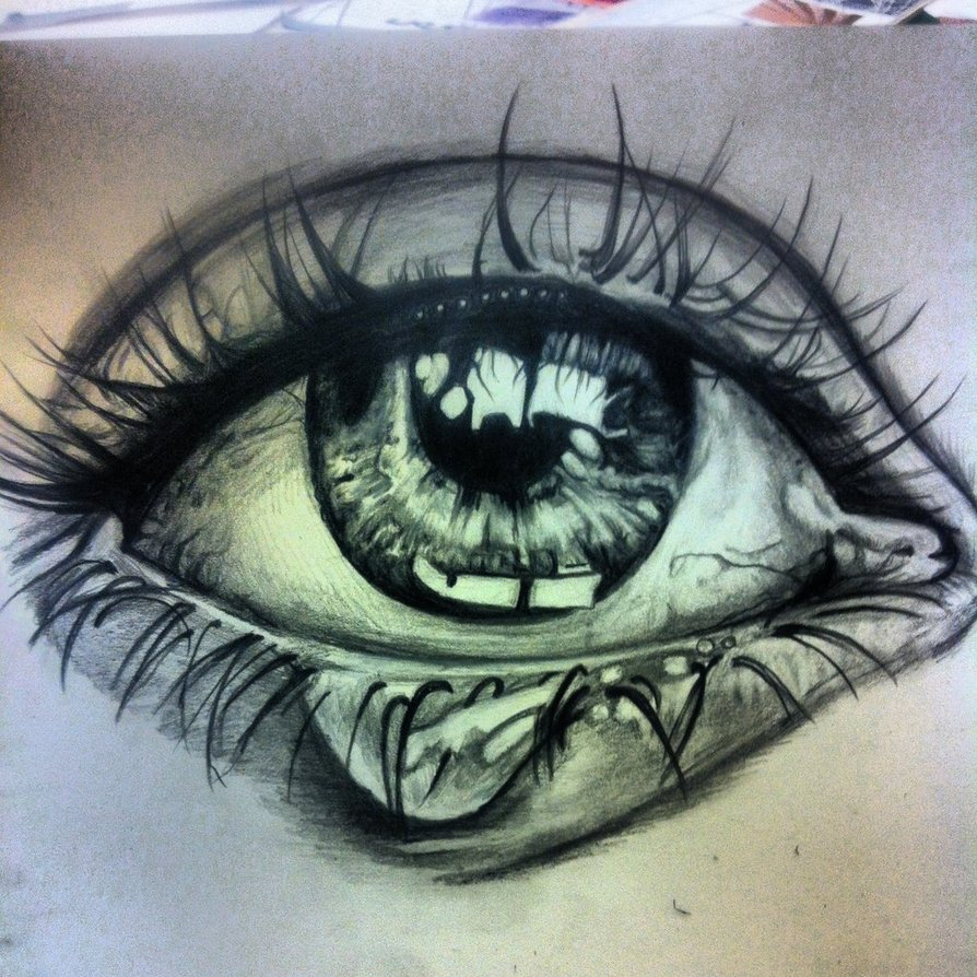 Crying Eyes Drawing at GetDrawings | Free download
