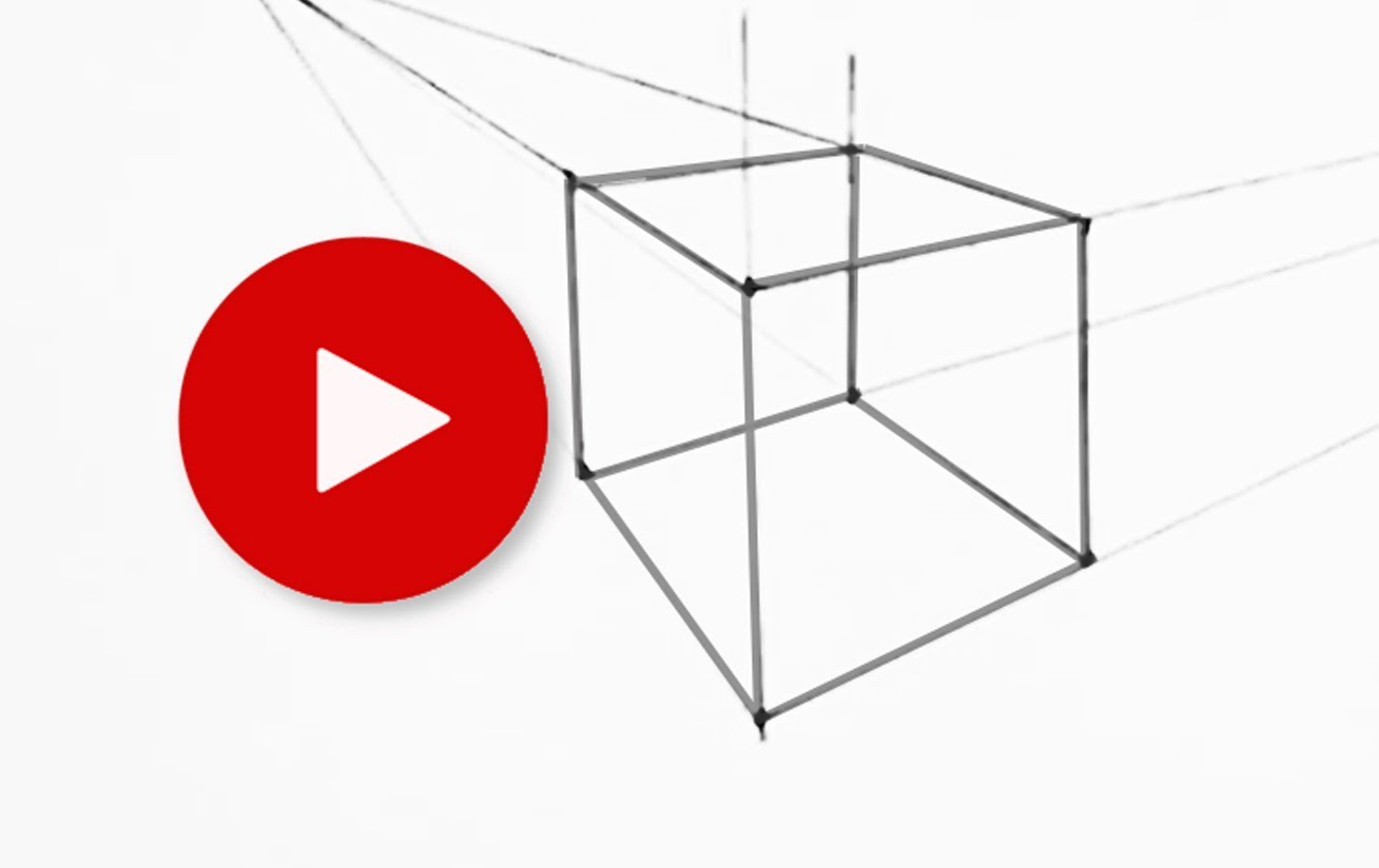 Cube Perspective Drawing at GetDrawings Free download