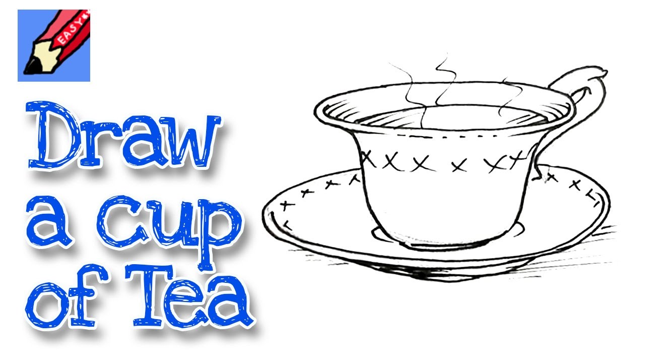 Cup Of Tea Drawing at GetDrawings | Free download