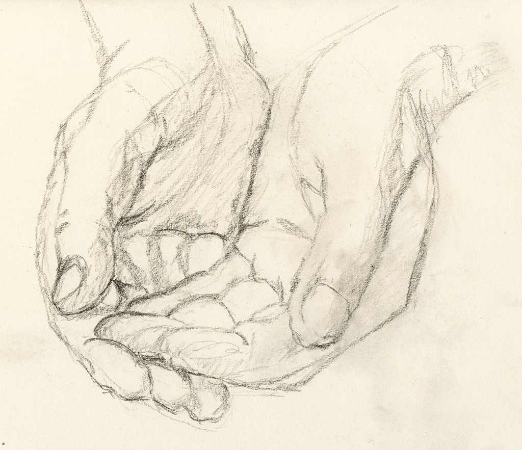 Cupped Hand Drawing at GetDrawings Free download