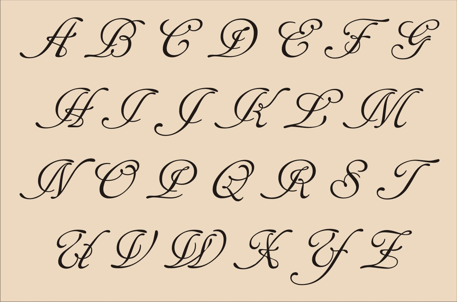 Cursive Drawing at GetDrawings Free download