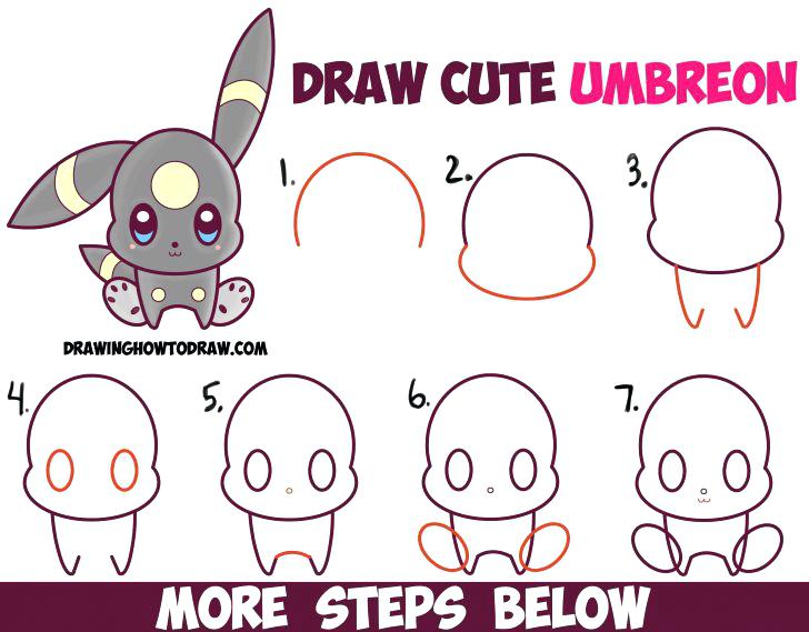 easy draw cute animals