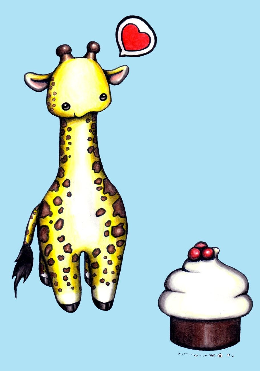 Cute Baby Giraffe Drawing at GetDrawings Free download