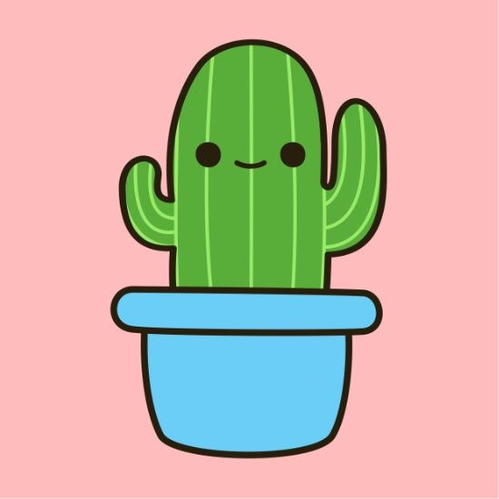 Cute Cactus Drawing at GetDrawings Free download