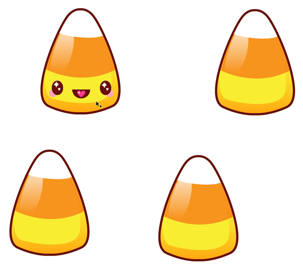 Cute Candy Corn Drawing at GetDrawings Free download