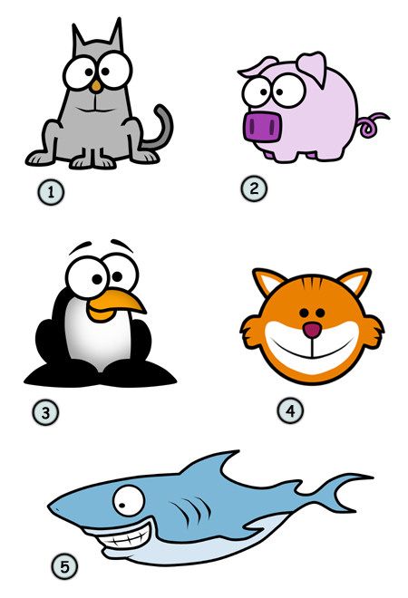 Cute Cartoon Animals Drawing at GetDrawings | Free download