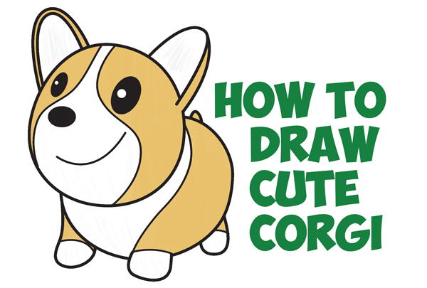 Cute Corgi Drawing at GetDrawings | Free download