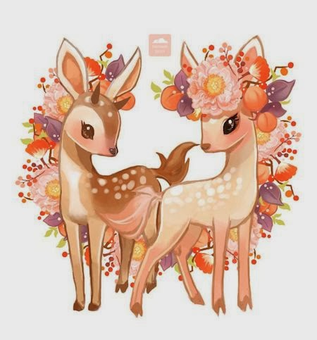 Cute Deer Drawing at GetDrawings | Free download