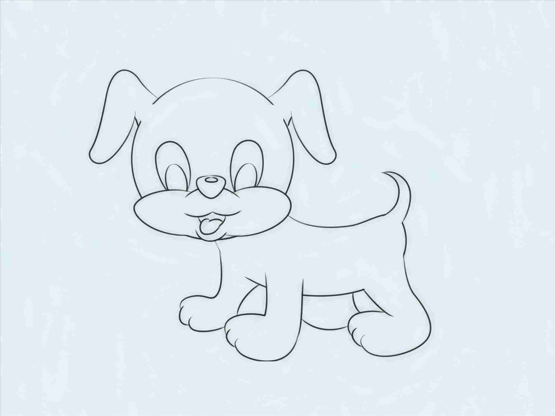 Cute Dog Drawing Easy at GetDrawings Free download