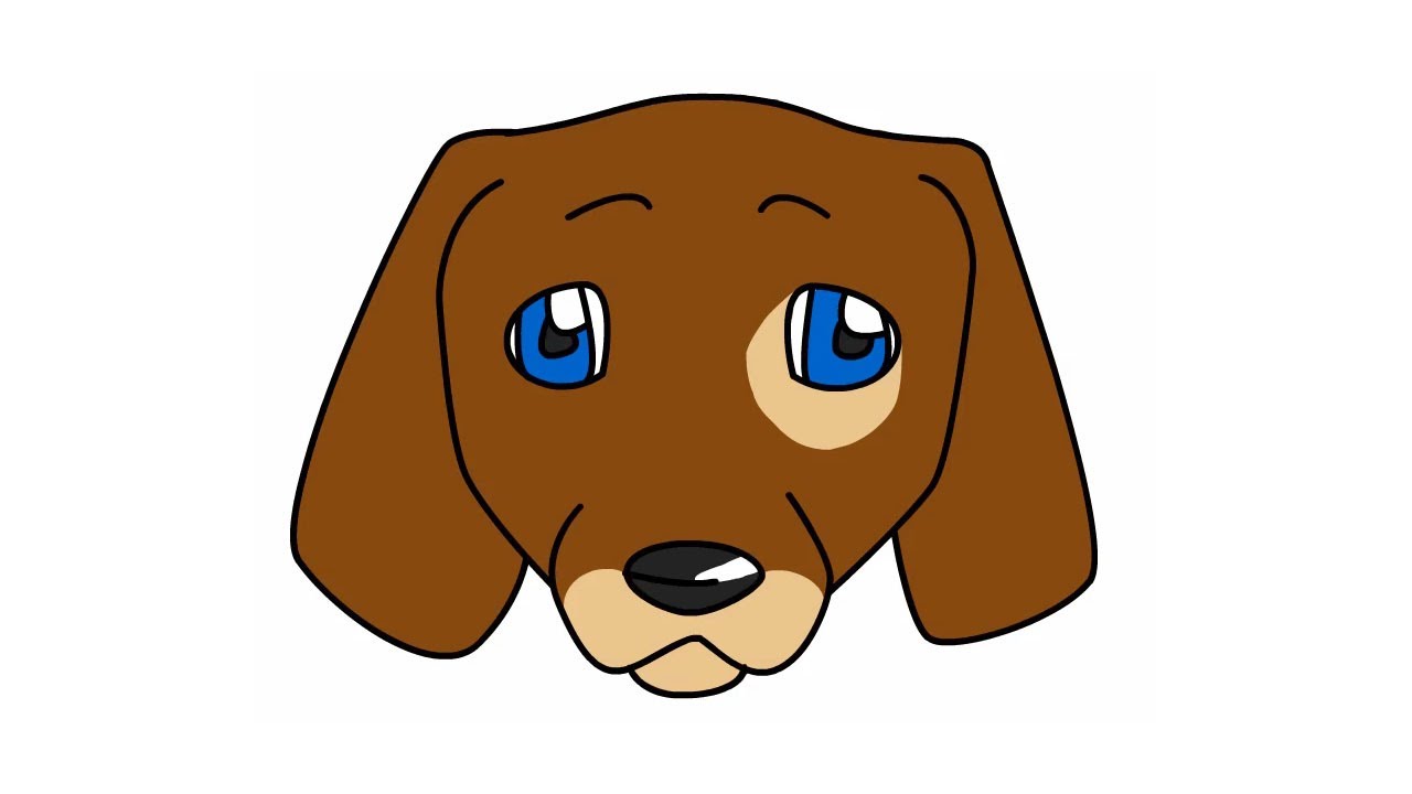 Puppy Dog Face Drawing / Cute Dog Face Drawing | Free download on