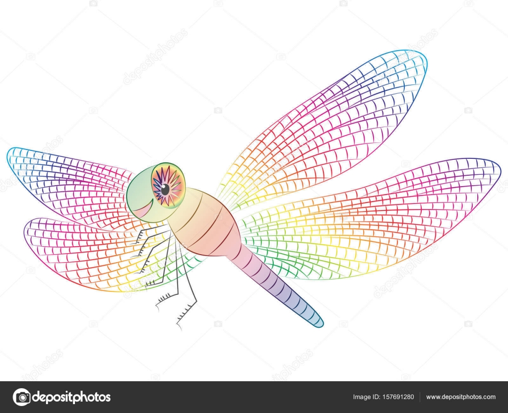 Cute Dragonfly Drawing at GetDrawings Free download