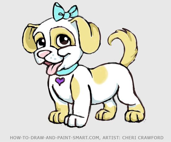 Cute Drawing Of A Puppy at GetDrawings | Free download